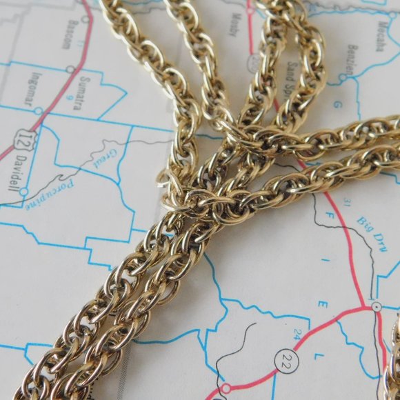 Ann Taylor faux turquoise long necklace - Picture 6 of 6